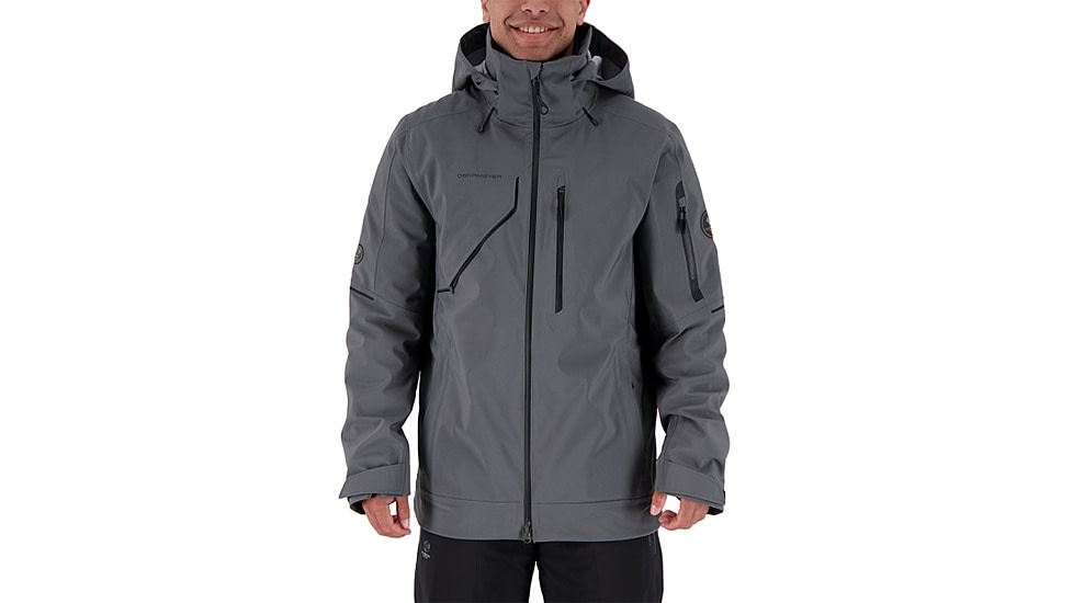 Obermeyer Foraker Shell Jacket - Mens, Coal, Small, 22045-20004-S