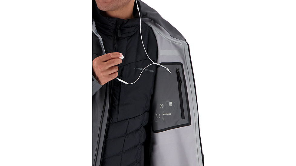Obermeyer Foraker Shell Jacket - Mens, Coal, Small, 22045-20004-S