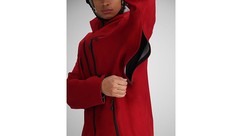 Obermeyer Foraker Shell Jacket - Mens, Rustic Red, Medium, 22049-24046-M