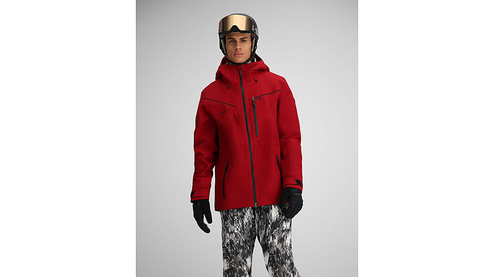 Obermeyer Foraker Shell Jacket - Mens, Rustic Red, Medium, 22049-24046-M