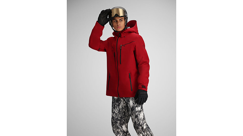 Obermeyer Foraker Shell Jacket - Mens, Rustic Red, Medium, 22049-24046-M