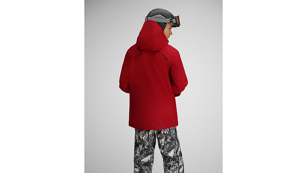 Obermeyer Foraker Shell Jacket - Mens, Rustic Red, Medium, 22049-24046-M