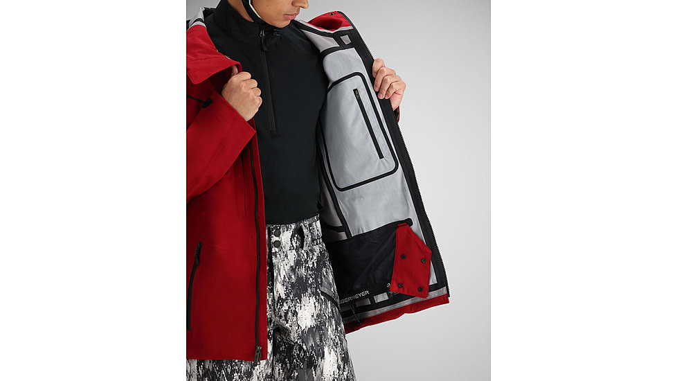 Obermeyer Foraker Shell Jacket - Mens, Rustic Red, Medium, 22049-24046-M