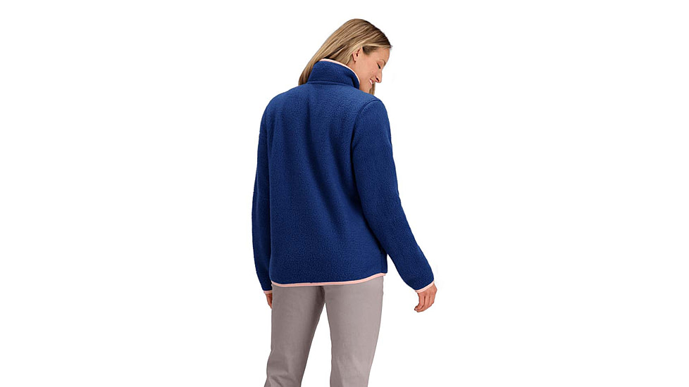 Obermeyer W Boulder Fleece - Womens, Navy, Small, Regular, 17083-20167-S