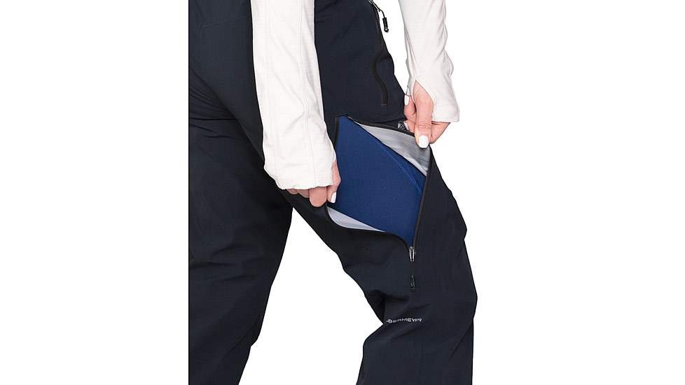 Obermeyer W Highlands Shell Pant - Women's, 4 US, Regular Inseam, Black, 15058-16009-4