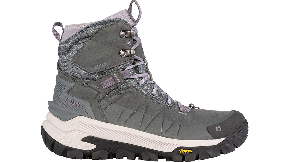 Oboz Bangtail Mid Insulated B-DRY Winter Boots - Womens, Medium, Slate, 7.5 US, 83502-150-7.5-Medium