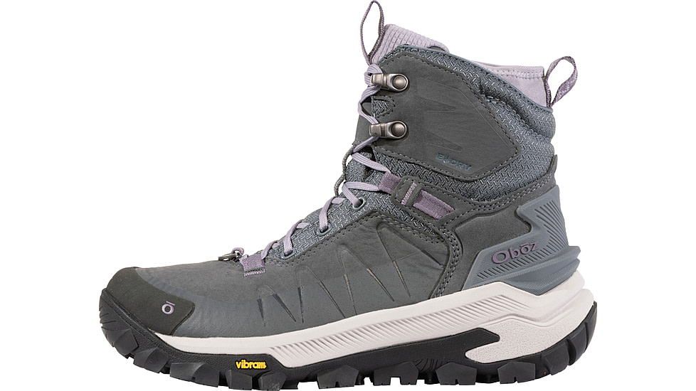 Oboz Bangtail Mid Insulated B-DRY Winter Boots - Womens, Medium, Slate, 7.5 US, 83502-150-7.5-Medium