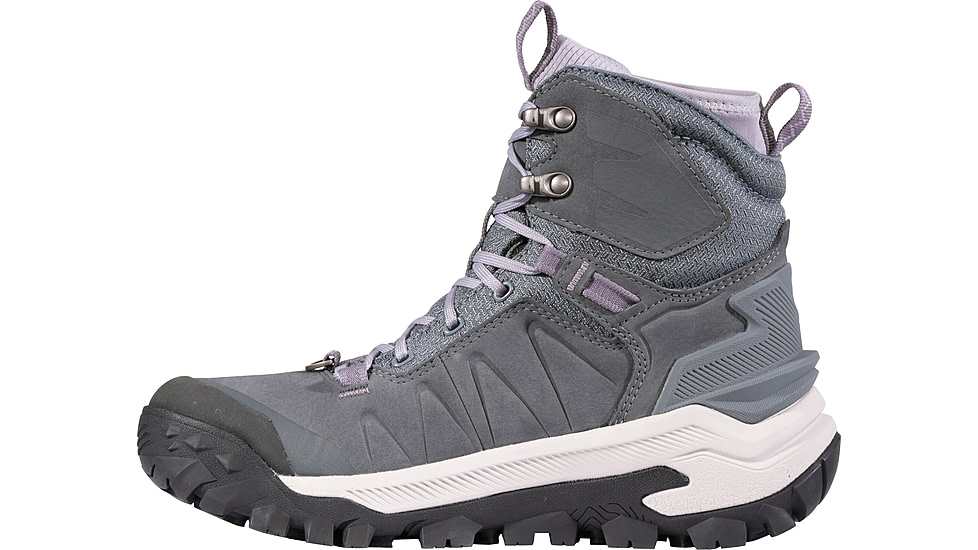 Oboz Bangtail Mid Insulated B-DRY Winter Boots - Womens, Medium, Slate, 7.5 US, 83502-150-7.5-Medium