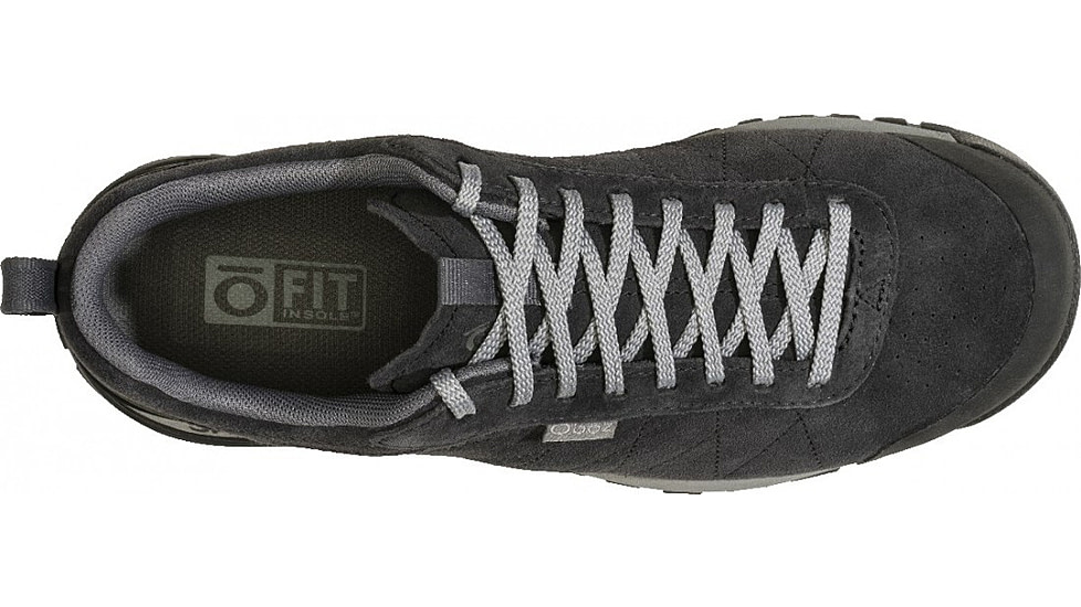 Oboz Bozeman Low Leather Casual Shoes - Mens, Black Sea, 11, 74201-189-11