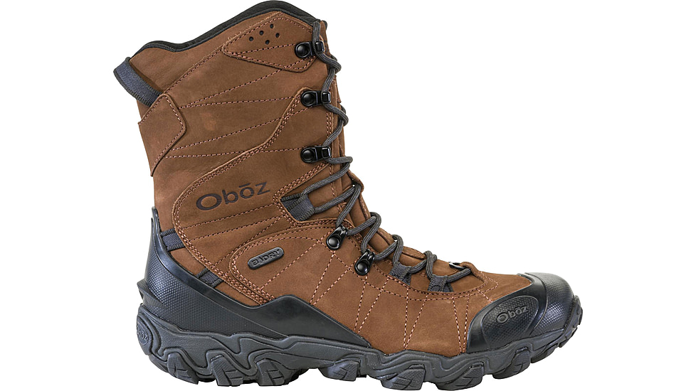 Oboz Bridger 10in Insulated B-DRY Winter Boots - Mens, Medium, Grizzly, 8 US, 82501-916-8-Medium