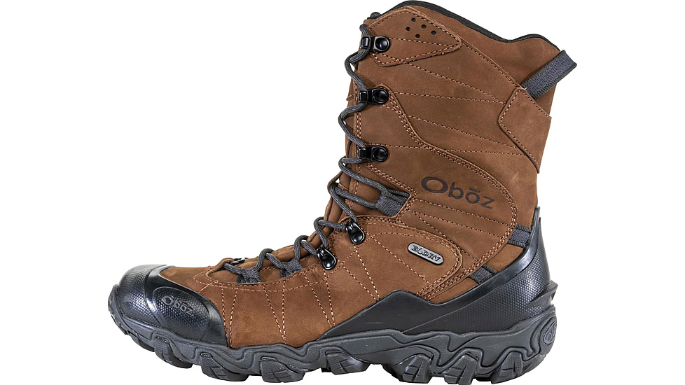 Oboz Bridger 10in Insulated B-DRY Winter Boots - Mens, Medium, Grizzly, 8 US, 82501-916-8-Medium