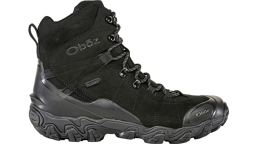 Oboz Bridger 8in Insulated B-DRY Winter Boots - Mens, Medium, Black Sea, 8 US, 82001-189-8-Medium