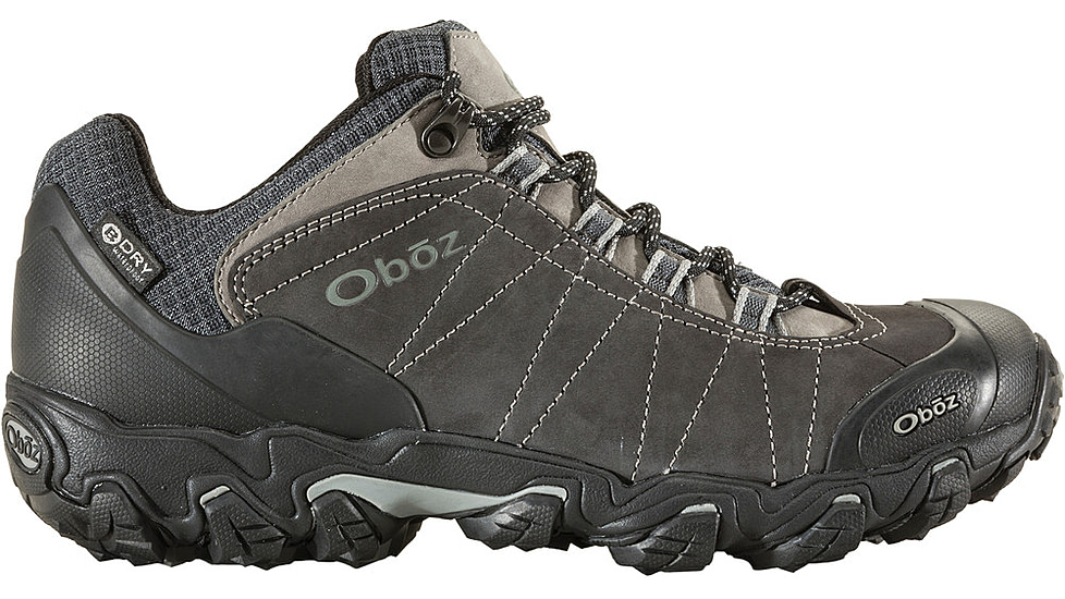 Oboz Bridger Low B-DRY Hiking Shoes - Mens, Medium, Dark Shadow, 15, 22701-DSw-M-15