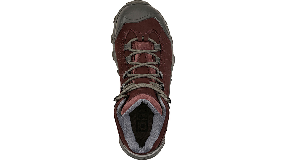Oboz Bridger Mid B-Dry Hiking Boots - Womens, Port, 7.5, 22102-Port-Medium-7.5
