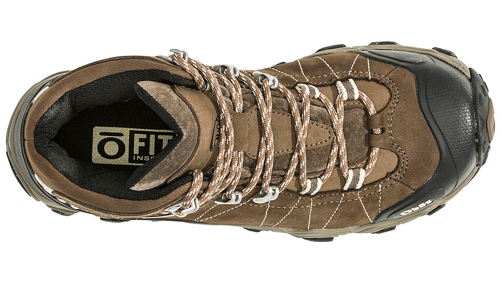Oboz Bridger Mid B-Dry Hiking Boots - Womens, Wide, Walnut, 5.5, 22102-Walnut-Wide-5.5