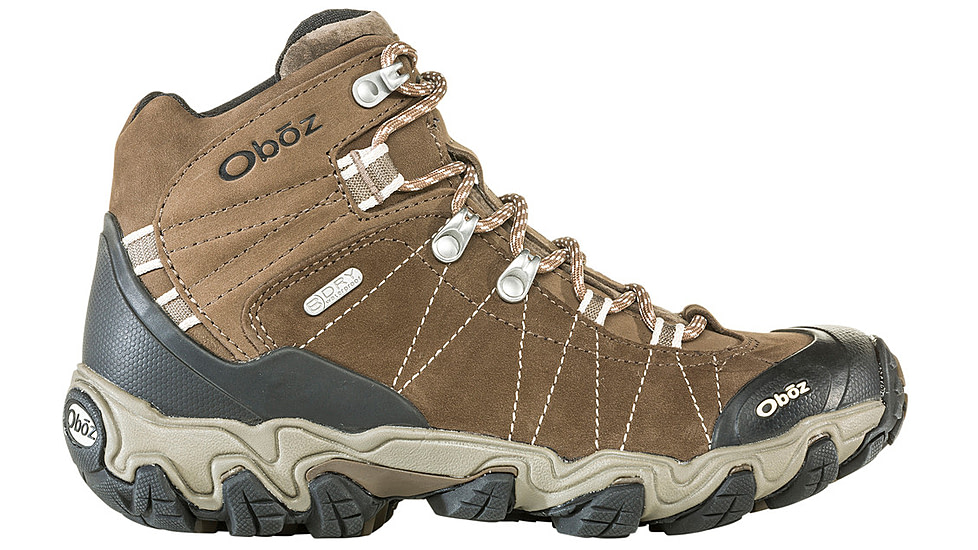 Oboz Bridger Mid B-Dry Hiking Boots - Womens, Wide, Walnut, 5.5, 22102-Walnut-Wide-5.5