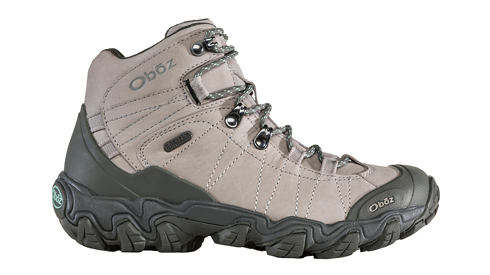 Oboz Bridger Mid B-DRY Hiking Shoes - Womens, Wide, Frost Gray, 7, 22102-FG-7-Wide