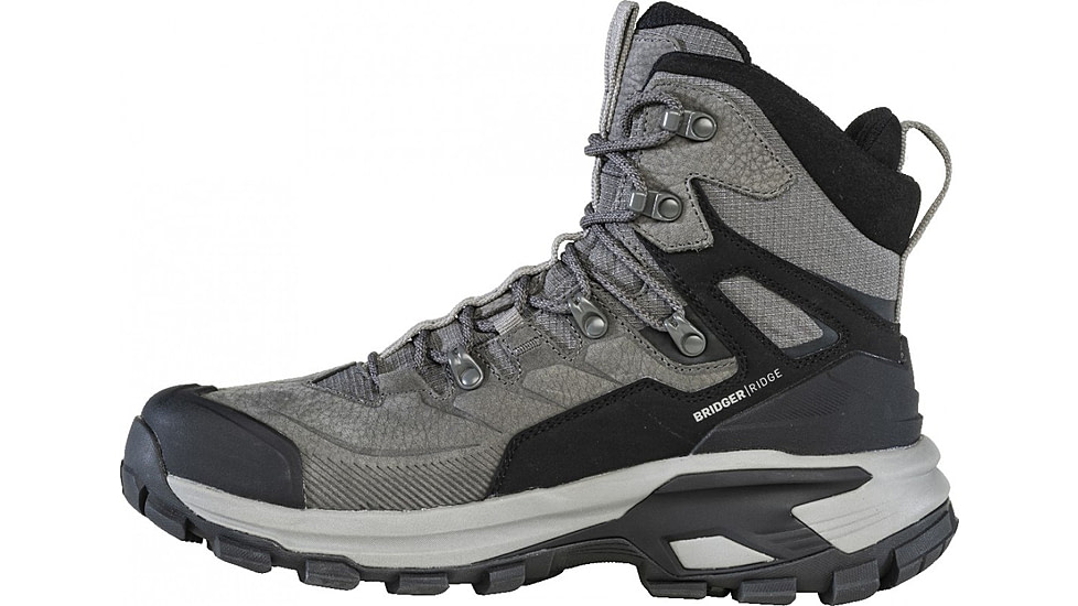 Oboz Bridger Ridge Mid GTX Hiking Shoes - Mens, Gunmetal Black, 11.5, 25001-151-11.5