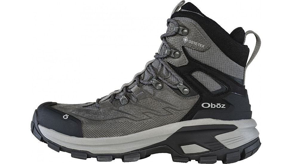 Oboz Bridger Ridge Mid GTX Hiking Shoes - Mens, Gunmetal Black, 11.5, 25001-151-11.5