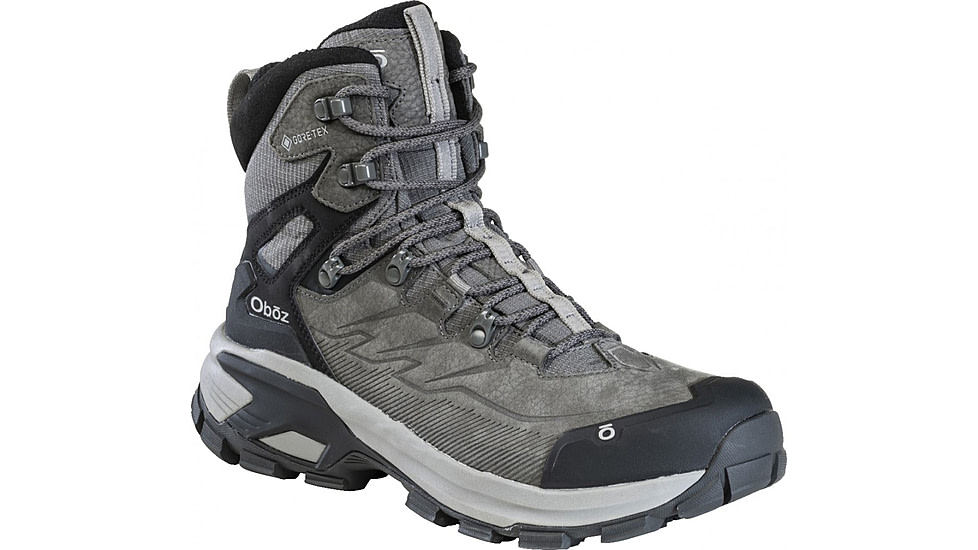 Oboz Bridger Ridge Mid GTX Hiking Shoes - Mens, Gunmetal Black, 11.5, 25001-151-11.5