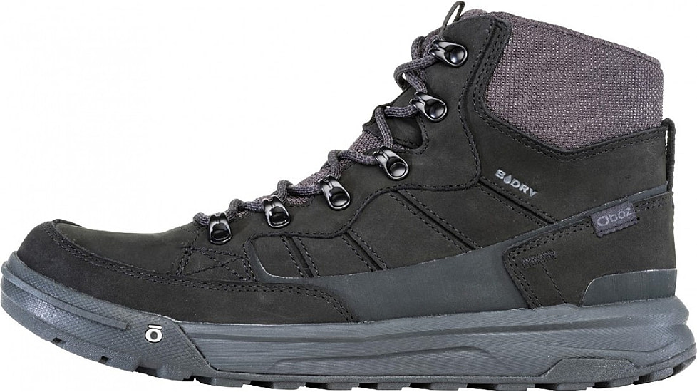 Oboz Burke Mid Leather B-Dry Boots - Mens, Black Sea, 10, 79401-189-10