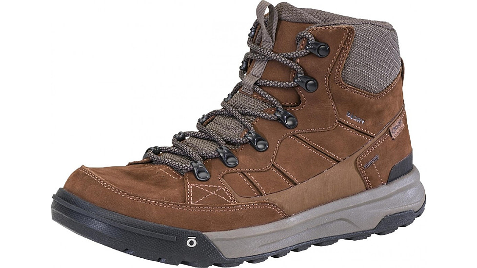 Oboz Burke Mid Leather B-Dry Boots - Mens, Grizzly, 8, 79401-916-8