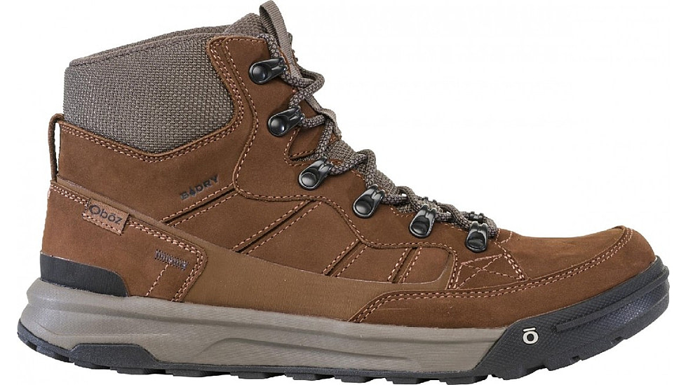 Oboz Burke Mid Leather B-Dry Boots - Mens, Grizzly, 8, 79401-916-8