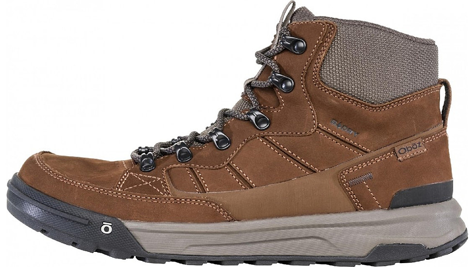 Oboz Burke Mid Leather B-Dry Boots - Mens, Grizzly, 8, 79401-916-8