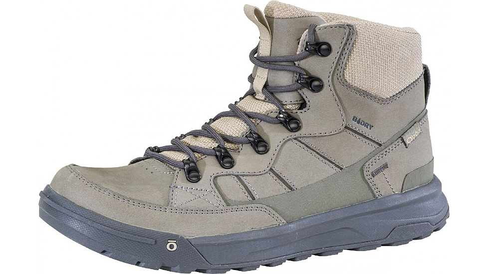 Oboz Burke Mid Leather B-Dry Boots - Mens, Olive Branch, 8, 79401-586-8