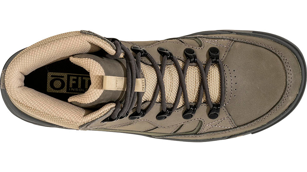 Oboz Burke Mid Leather Waterproof Boots - Mens, Olive Branch, 9.5, Medium, 79401-Olive Branch-Med-9.5