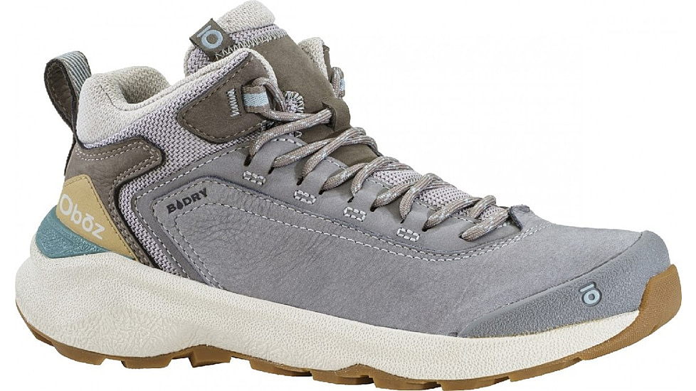 Oboz Cottonwood Mid B-DRY Hiking Shoes - Womens, Drizzle, 11, 78302-155-11