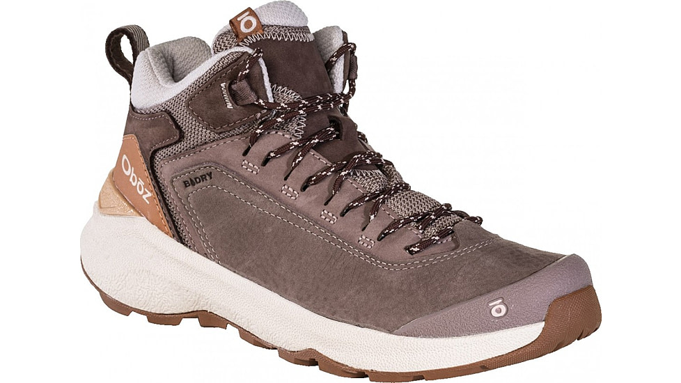 Oboz Cottonwood Mid B-DRY Hiking Shoes - Womens, Fig, 11, 78302-323-11