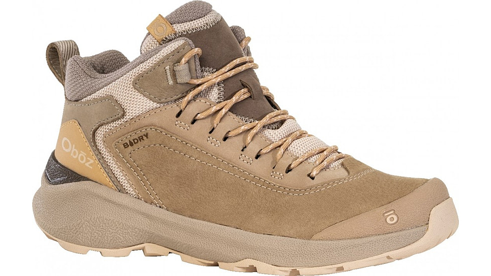 Oboz Cottonwood Mid B-DRY Hiking Shoes - Womens, Sand, 10.5, 78302-145-10.5
