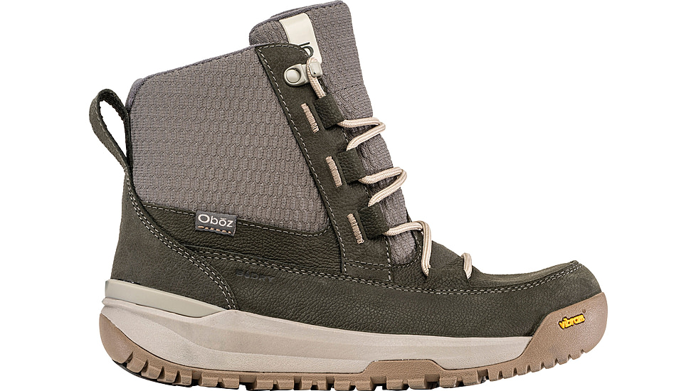 Oboz Jourdain Mid Insulated B-DRY Winter Boots - Womens, Medium, Olive Branch, 9 US, 86502-586-9-Medium
