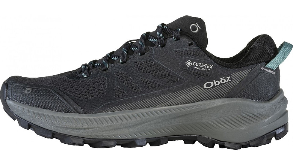Oboz Katabatic LT Low GTX Hiking Shoes - Mens, Medium, Black Sea, 12.5, 44101-189-12.5-Medium