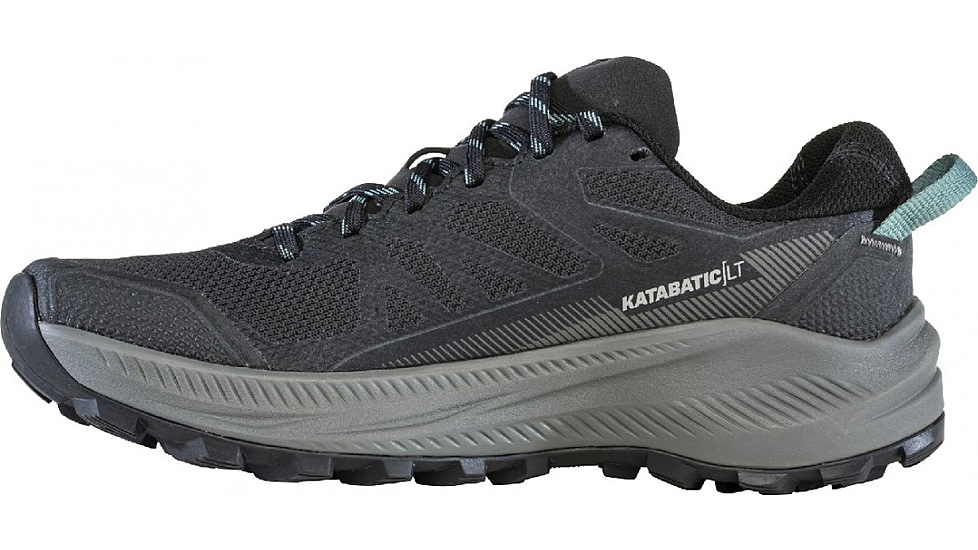 Oboz Katabatic LT Low GTX Hiking Shoes - Mens, Medium, Black Sea, 12.5, 44101-189-12.5-Medium