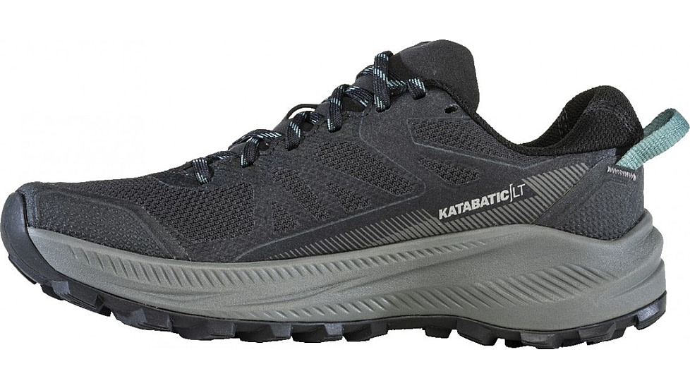 Oboz Katabatic LT Low GTX Hiking Shoes - Mens, Medium, Black Sea, 12.5, 44101-189-12.5-Medium