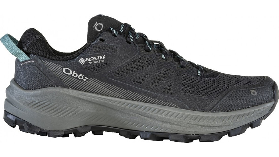 Oboz Katabatic LT Low GTX Hiking Shoes - Mens, Medium, Black Sea, 12.5, 44101-189-12.5-Medium
