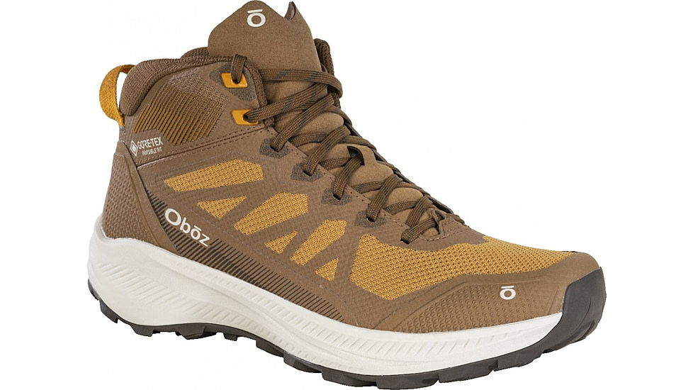 Oboz Katabatic LT Mid GTX Hiking Shoes - Mens, Saddle, 11, 46101-158-11