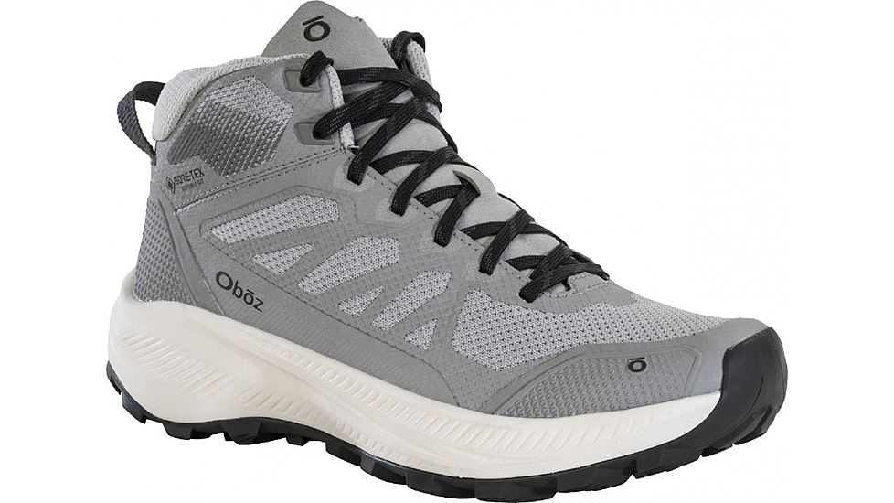Oboz Katabatic LT Mid GTX Hiking Shoes - Womens, Wide, Drizzle, 6.5, 46102-155-6.5-Wide