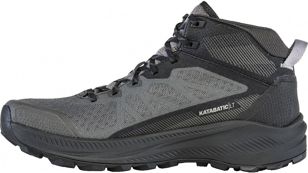 Oboz Katabatic LT Mid Hiking Shoes - Mens, Charcoal, 12.5, 45101-102-12.5