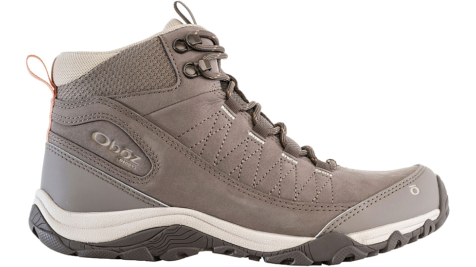 Oboz Ousel Mid B-Dry Hiking Boots - Womens, Cinder Stone, 9, 72002-Cinder Stone-Med-9