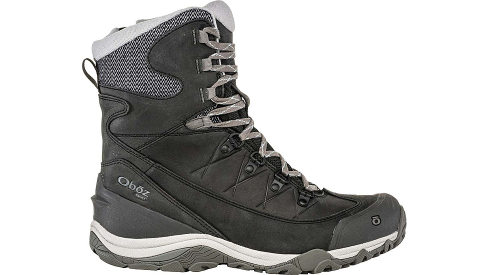 Oboz Ousel Mid Insulated B-Dry Shoes- Womens, Black Sea, 8.5, 81402-Medium-Black Sea-8.5