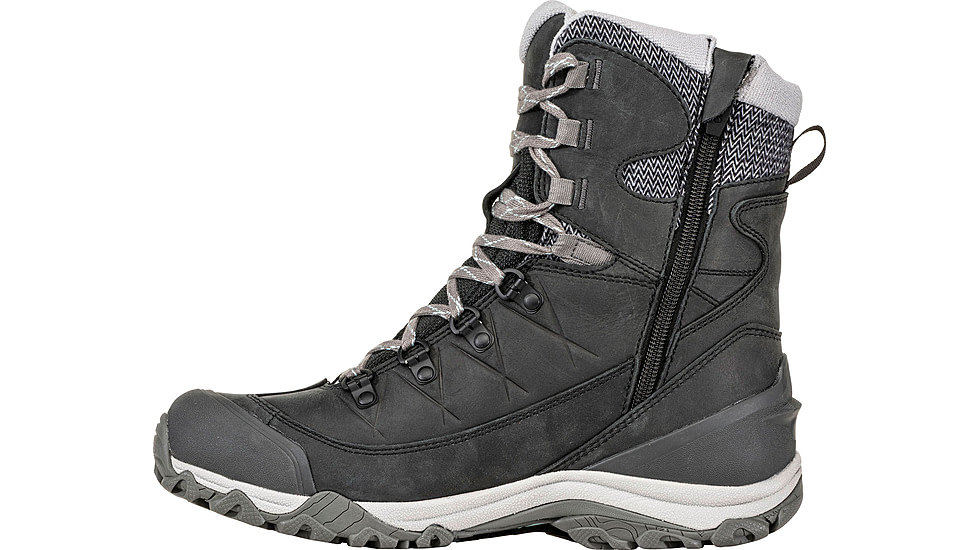Oboz Ousel Mid Insulated B-DRY Winter Boots - Womens, Wide, Black Sea, 7 US, 81402-189-7-Wide