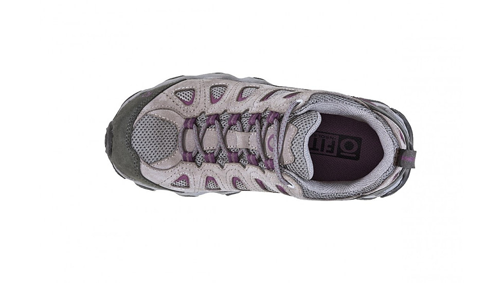 Oboz Sawtooth II Low B-DRY Hiking Shoes - Womens, Pewter/Violet, 6.5, 23402-1028-6.5