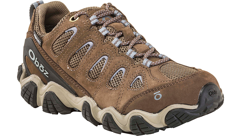 Oboz Sawtooth II Low B-DRY Hiking Shoes - Womens, Brindle/Tradewinds Blue, 7 US, Medium, 23402-Bre/TrwBl-Medium-7