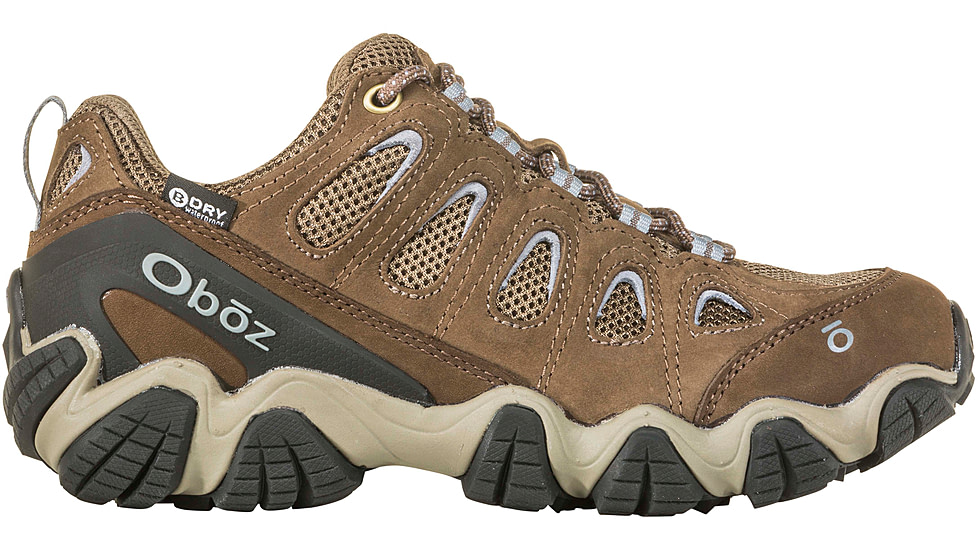 Oboz Sawtooth II Low B-DRY Hiking Shoes - Women's, Medium, Brindle/Tradewinds Blue, 7, 23402-1018-7-Medium