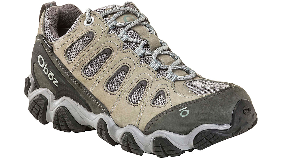 Oboz Sawtooth II Low B-DRY Hiking Shoes - Womens, Frost Gray/Sage, 7 US, Medium, 23402-FrGr/Sg-Medium-7