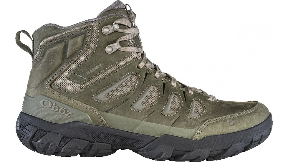 Oboz Sawtooth X Mid B-DRY Shoes - Mens, Olive Branch, 10, 24001-586-10
