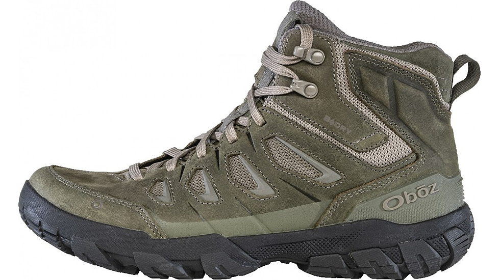 Oboz Sawtooth X Mid B-DRY Shoes - Mens, Olive Branch, 10, 24001-586-10